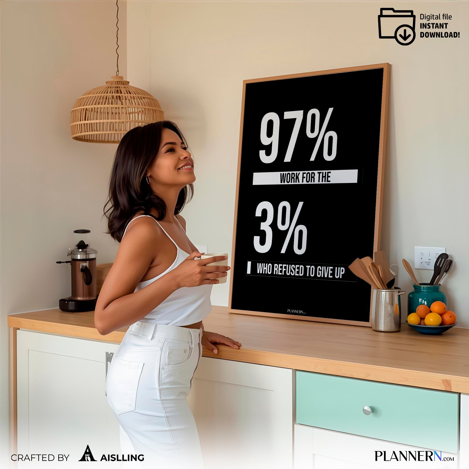 97% work for the 3% who refused to give up