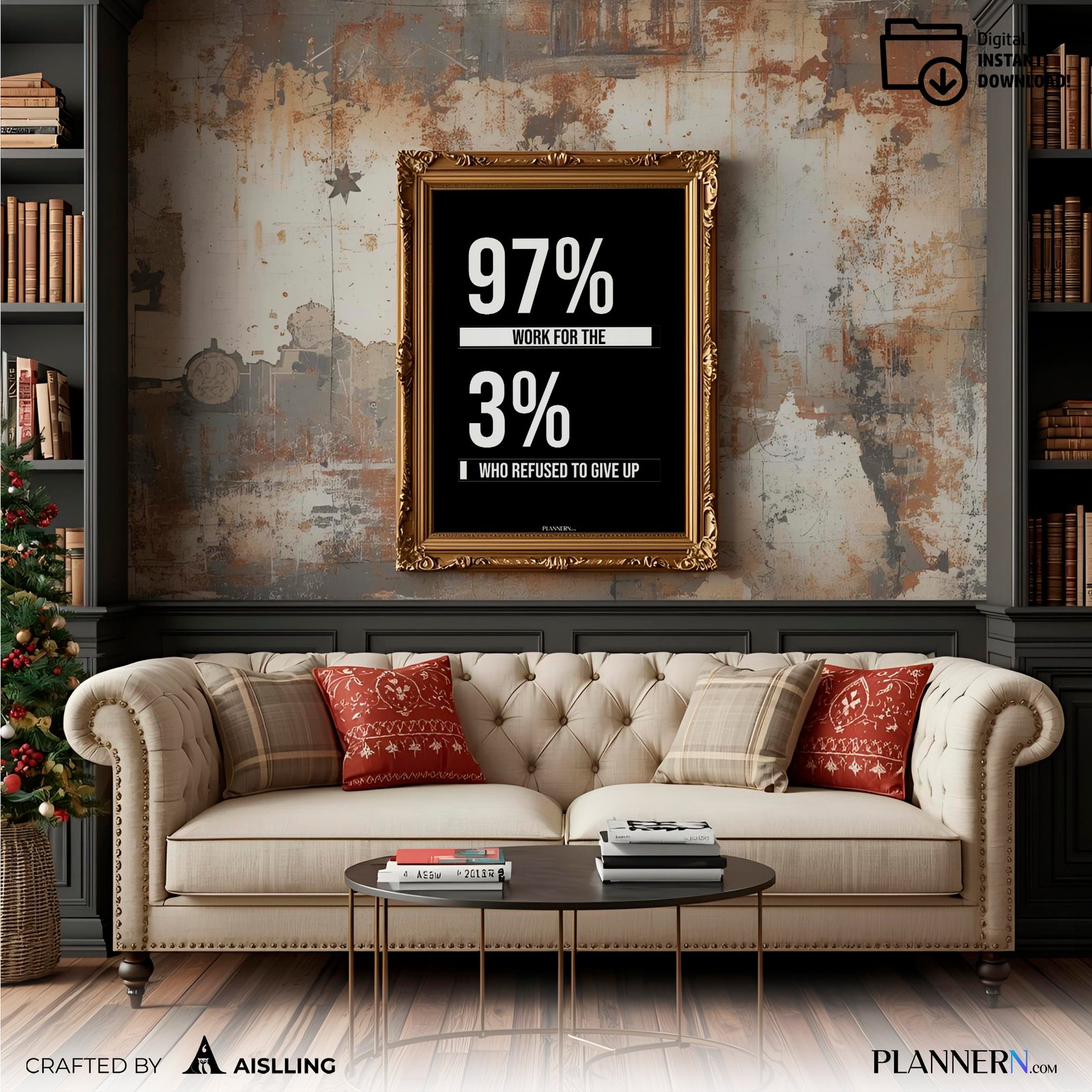 97% work for the 3% who refused to give up