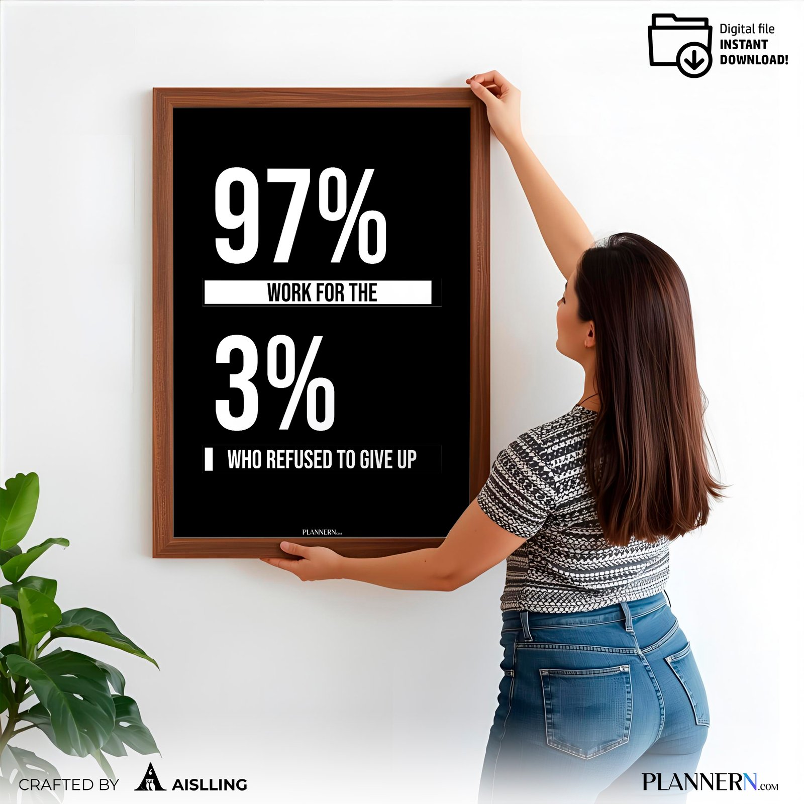 97% work for the 3% who refused to give up