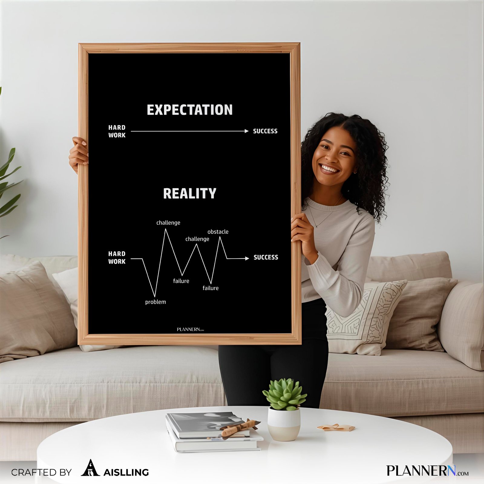 EXPECTATION and REALITY | POSTER| Digital Download