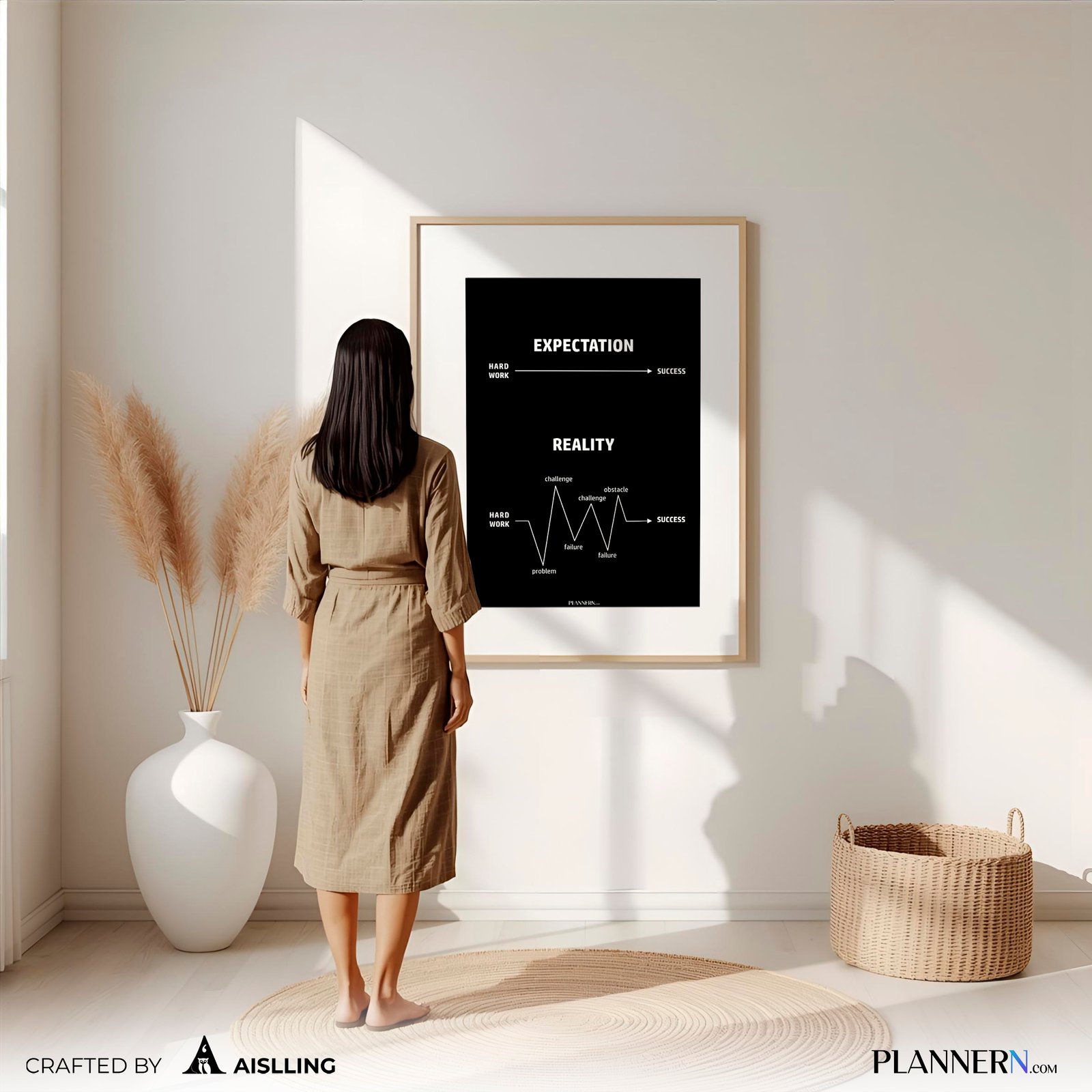 EXPECTATION and REALITY | POSTER| Digital Download