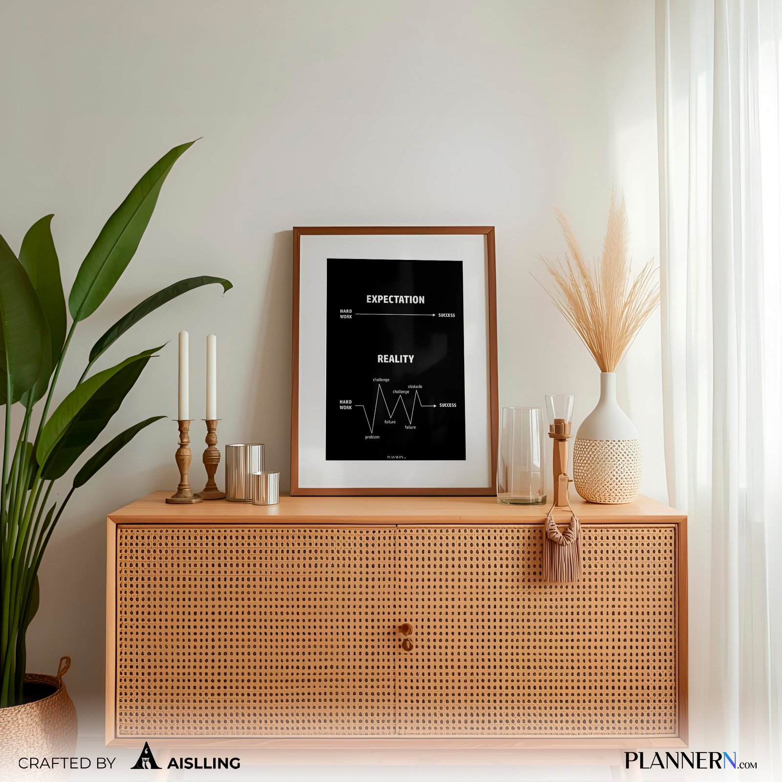 EXPECTATION and REALITY | POSTER| Digital Download