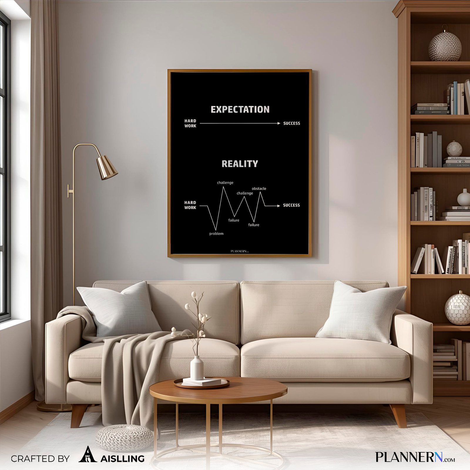 EXPECTATION and REALITY | POSTER| Digital Download