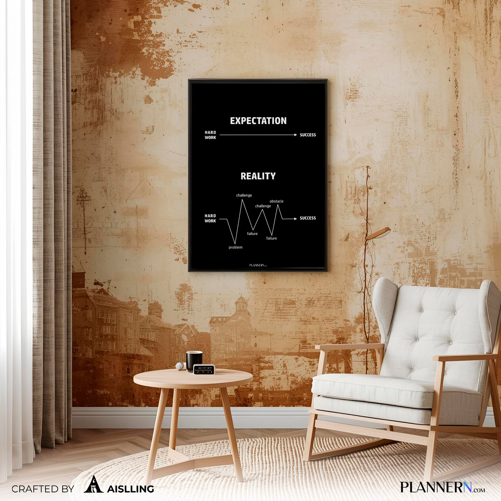 EXPECTATION and REALITY | POSTER| Digital Download