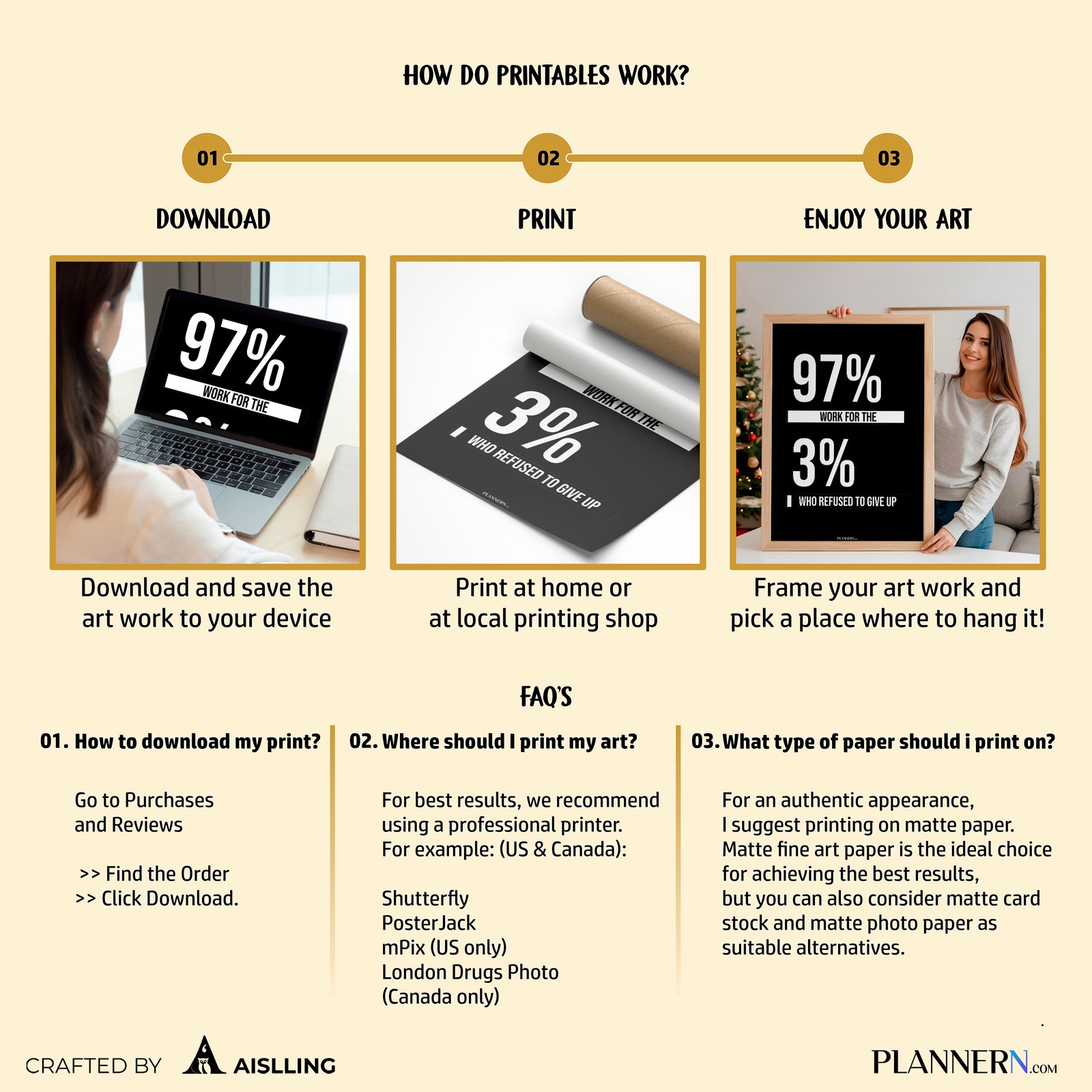 1% Better Every Day | Motivational Quote Wall Art | Digital Download